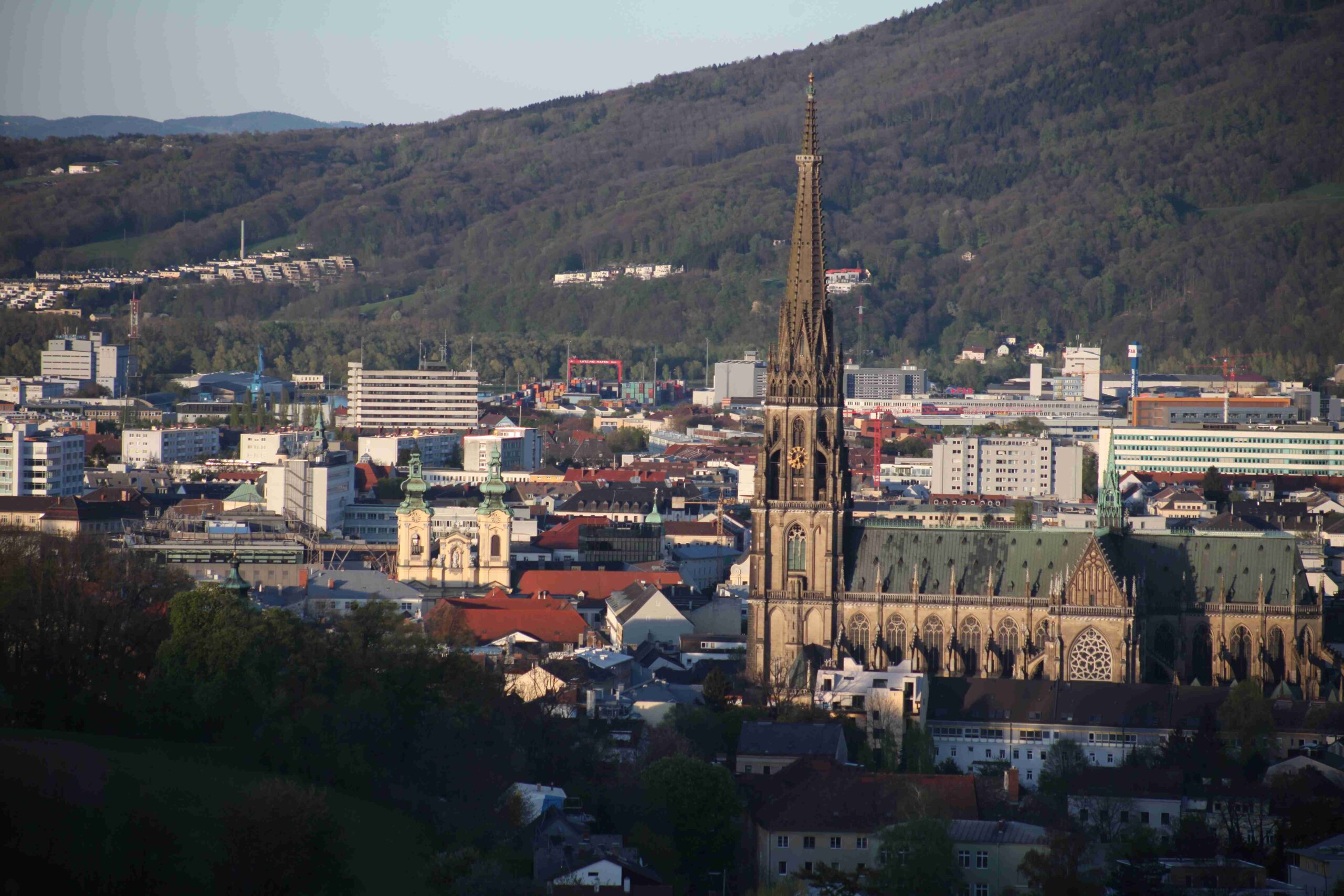 Blick vom Freinberg - Linz